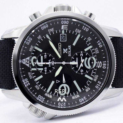Orologio da uomo Seiko Prospex Solar Military Alarm Chronograph SSC293P2