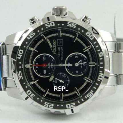 Orologio da uomo Seiko Solar Alarm Chronograph SSC299 SSC299P1 SSC299P