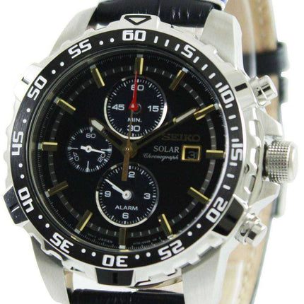 Orologio da uomo Seiko Solar Alarm Chronograph SSC303 SSC303P1 SSC303P
