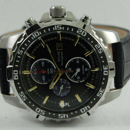 Orologio da uomo Seiko Solar Alarm Chronograph SSC303 SSC303P1 SSC303P