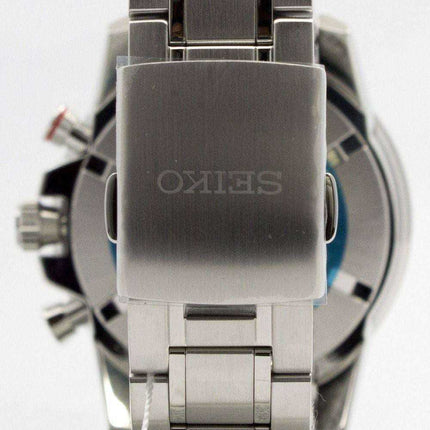 Orologio da uomo Seiko Sportura Solar Chronograph Perpetual SSC355 SSC355P1 SSC355P