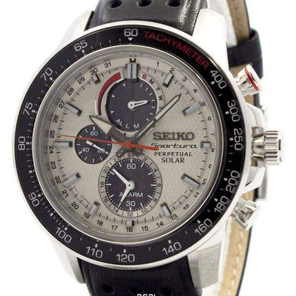 Orologio da uomo Seiko Sportura Solar Chronograph Perpetual SSC359 SSC359P1 SSC359P