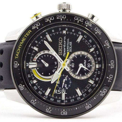 Orologio da uomo Seiko Sportura Solar Chronograph Perpetual SSC361 SSC361P1 SSC361P