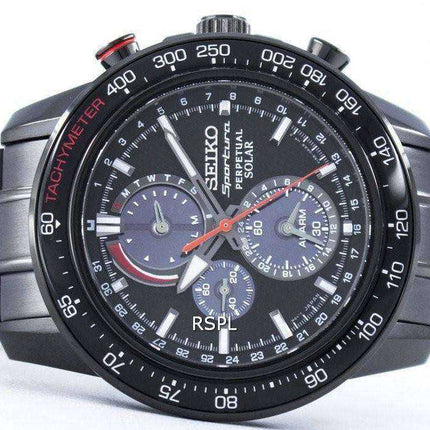 Orologio da uomo Seiko Sportura Perpetual Solar Multi-Function SSC427 SSC427P1 SSC427P