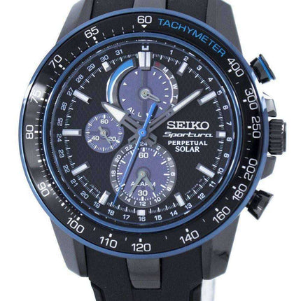 Orologio da uomo Seiko Sportura Perpetual Solar Multi-Function SSC429 SSC429P1 SSC429P