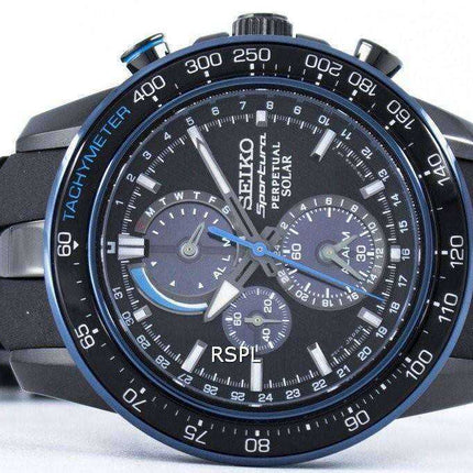 Orologio da uomo Seiko Sportura Perpetual Solar Multi-Function SSC429 SSC429P1 SSC429P