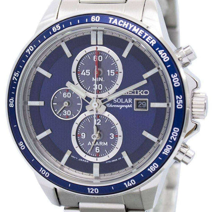 Orologio da uomo Seiko Solar Chronograph Alarm SSC431 SSC431P1 SSC431P