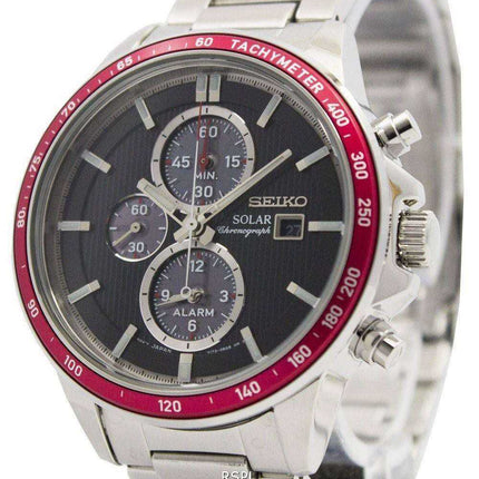 Orologio da uomo Seiko Solar Chronograph Alarm SSC433 SSC433P1 SSC433P