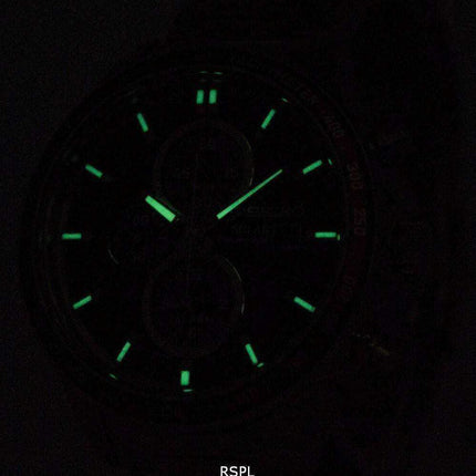 Orologio da uomo Seiko Solar Chronograph Alarm SSC433 SSC433P1 SSC433P