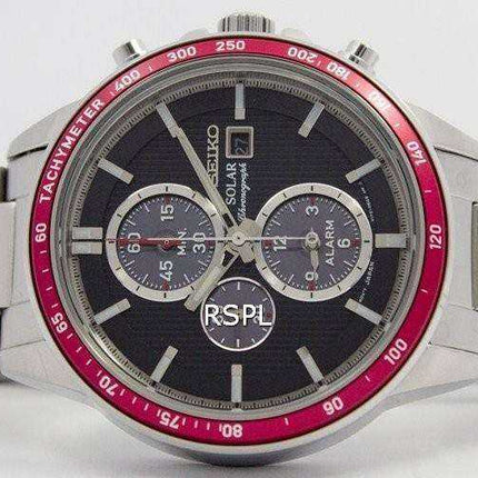 Orologio da uomo Seiko Solar Chronograph Alarm SSC433 SSC433P1 SSC433P