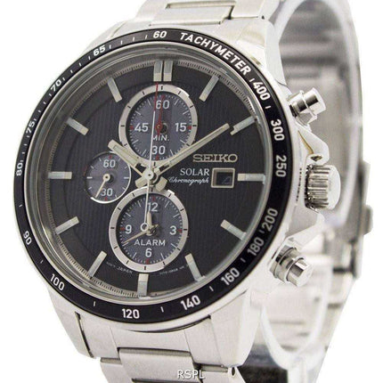 Orologio da uomo Seiko Solar Chronograph Alarm SSC435 SSC435P1 SSC435P