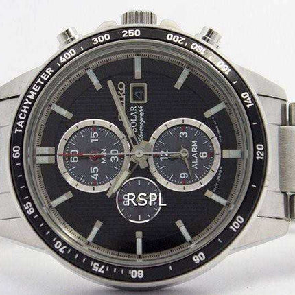 Orologio da uomo Seiko Solar Chronograph Alarm SSC435 SSC435P1 SSC435P