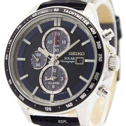 Orologio da uomo Seiko Solar Chronograph Alarm SSC437 SSC437P1 SSC437P