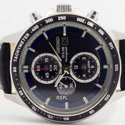 Orologio da uomo Seiko Solar Chronograph Alarm SSC437 SSC437P1 SSC437P