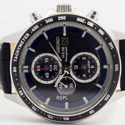 Orologio da uomo Seiko Solar Chronograph Alarm SSC437 SSC437P1 SSC437P