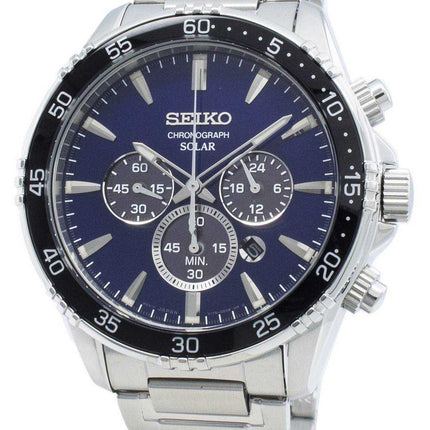 Orologio da uomo al quarzo cronografo Seiko Solar SSC445 SSC445P1 SSC445P