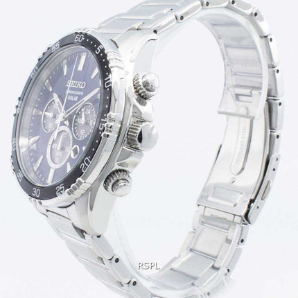 Orologio da uomo al quarzo cronografo Seiko Solar SSC445 SSC445P1 SSC445P