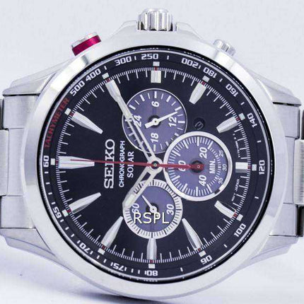 Orologio da uomo Seiko Solar Chronograph Tachymeter SSC493 SSC493P1 SSC493P