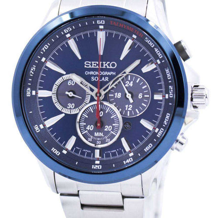 Orologio da uomo Seiko Solar Tachymeter Scale SSC495 SSC495P1 SSC495P