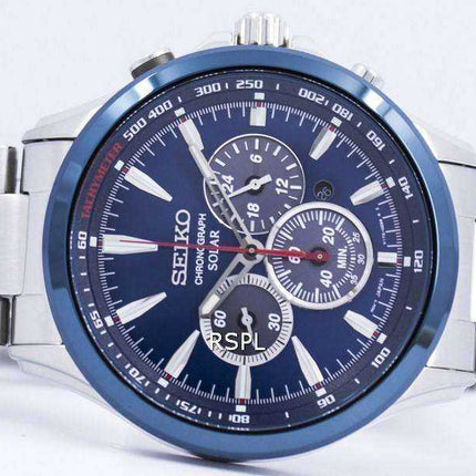 Orologio da uomo Seiko Solar Tachymeter Scale SSC495 SSC495P1 SSC495P