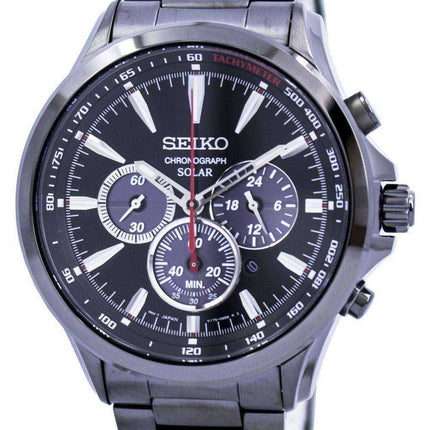Orologio da uomo Seiko Solar Chronograph Tachymeter SSC497 SSC497P1 SSC497P