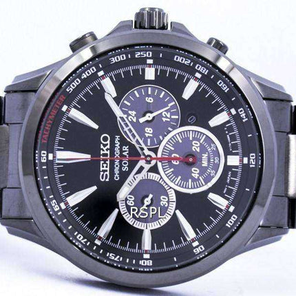 Orologio da uomo Seiko Solar Chronograph Tachymeter SSC497 SSC497P1 SSC497P