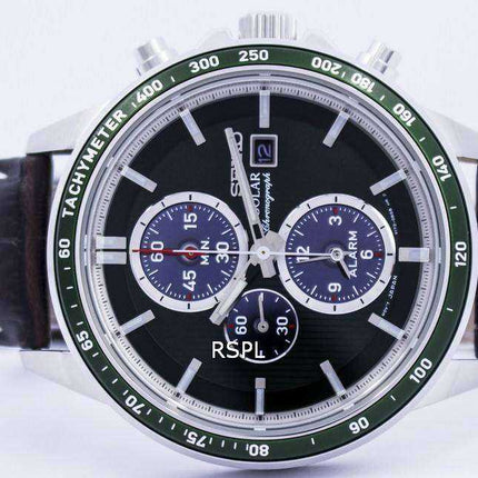 Orologio da uomo Seiko Solar Alarm Chronograph SSC501 SSC501P1 SSC501P