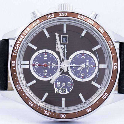 Orologio da uomo Seiko Solar Alarm Chronograph SSC503 SSC503P1 SSC503P