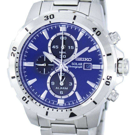 Orologio da uomo Seiko Solar Chronograph Alarm SSC555 SSC555P1 SSC555P