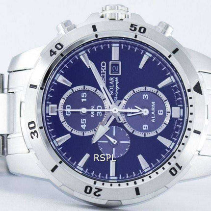 Orologio da uomo Seiko Solar Chronograph Alarm SSC555 SSC555P1 SSC555P