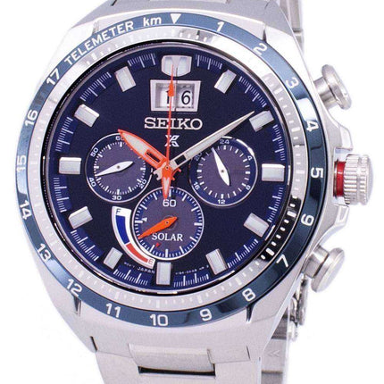 Orologio da uomo Seiko Prospex Solar Chronograph Power Reserve SSC601 SSC601P1 SSC601P