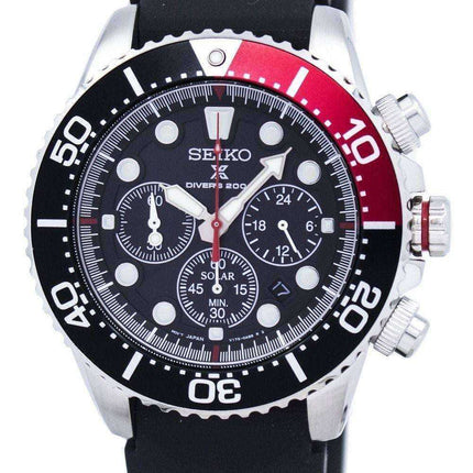 Orologio da uomo Seiko Prospex Diver's Solar Chronograph 200M SSC617 SSC617P1 SSC617P