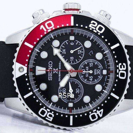Orologio da uomo Seiko Prospex Diver's Solar Chronograph 200M SSC617 SSC617P1 SSC617P