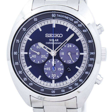 Orologio da uomo Seiko Solar Chronograph Tachymeter SSC619 SSC619P1 SSC619P