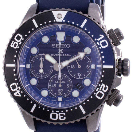 Seiko Prospex Save The Ocean Diver&#39;s SSC701 SSC701P1 SSC701P Cronografo al quarzo Edizione speciale 200M Orologio da uomo