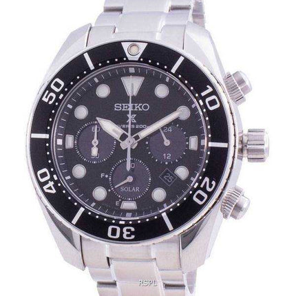Orologio da uomo Seiko Prospex Solar Sumo SSC757 SSC757J1 SSC757J cronografo 200M