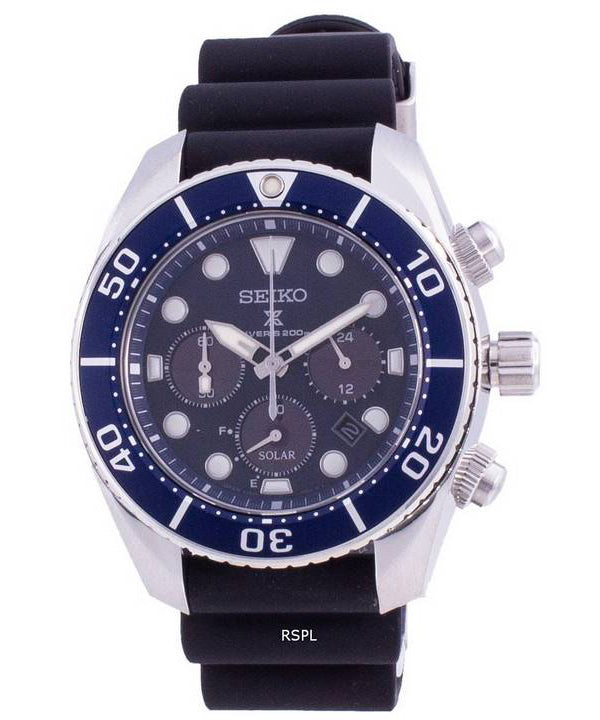 Orologio da uomo Seiko Prospex Solar Sumo SSC759 SSC759J1 SSC759J cronografo 200M