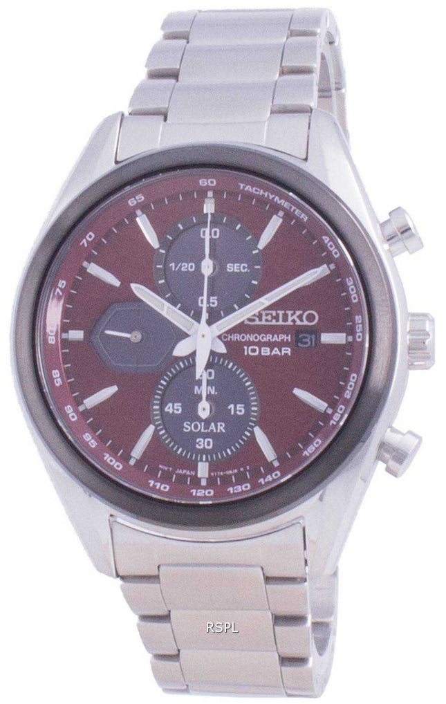 Orologio da uomo Seiko Discover More cronografo solare SSC771 SSC771P1 SSC771P 100M