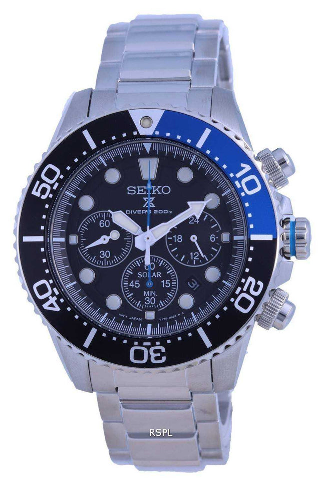 Orologio da uomo SSC781 SSC781P1 SSC781P 200M di Seiko Prospex Chronograph Solar Diver