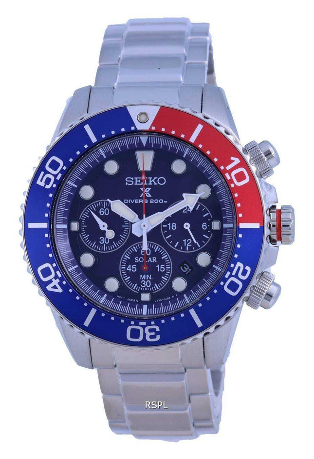 Orologio da uomo SSC783 SSC783P1 SSC783P 200M di Seiko Prospex cronografo Solar Diver