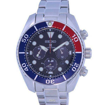 Orologio da uomo Seiko Prospex Padi Sumo Special Edition Cronografo Solar Diver's SSC795 SSC795J1 SSC795J 200M
