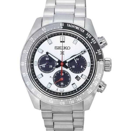 Orologio da uomo Seiko Prospex Speedtimer Go Large Chronograph Silver Dial Solar SSC911P1 100M