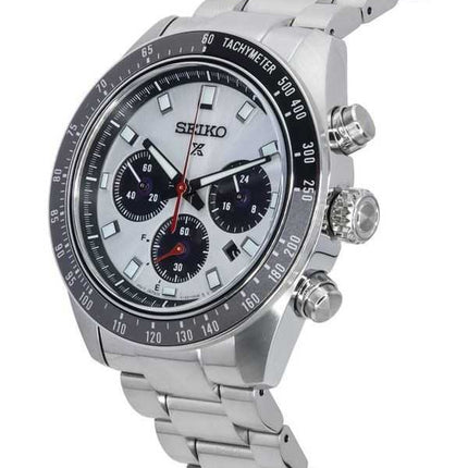 Orologio da uomo Seiko Prospex Speedtimer Go Large Chronograph Silver Dial Solar SSC911P1 100M