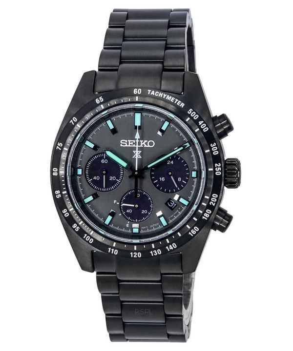Seiko Prospex Speedtimer The Black Series Chronograph Solar SSC917P1 100M Orologio da uomo