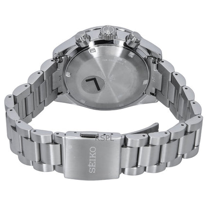 Orologio da uomo Seiko Prospex Crystal Trophy Speedtimer Chronograph quadrante blu Solar SSC935P1 100M
