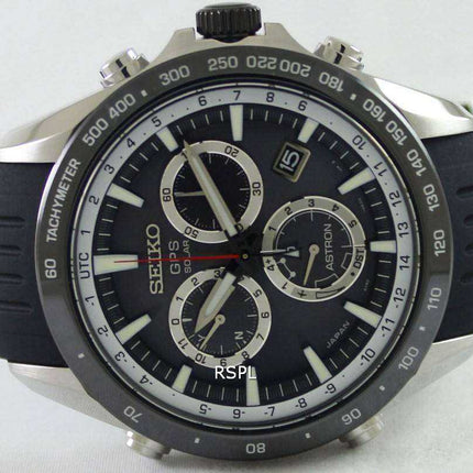 Orologio da uomo Seiko Astron GPS Solar Chronograph Atomic SSE015 SSE015J1 SSE015J