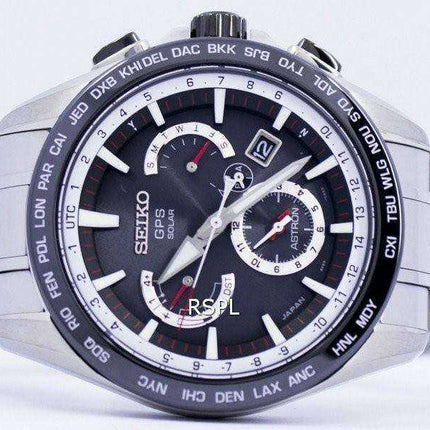 Orologio da uomo Seiko Astron GPS Solar Dual Time Made in Giappone SSE051 SSE051J1 SSE051J Orologio da uomo