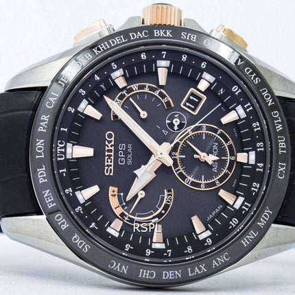 Orologio da uomo Seiko Astron GPS Solar Dual Time SSE061 SSE061J1 SSE061J da uomo