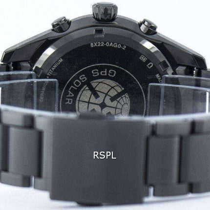 Orologio da uomo Seiko Astron Titanium GPS Solar World Time Orologio fatto da uomo SSE111 SSE111J1 SSE111J SSE111J