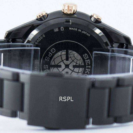 Orologio da uomo Seiko Astron Titanium GPS Solar World Time Orologio fatto da uomo SSE113 SSE113J1 SSE113J SSE113J